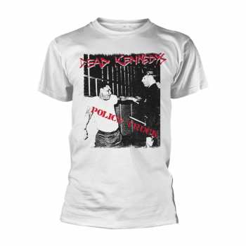 Merch Dead Kennedys: Póló Police Truck (white)