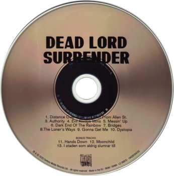CD Dead Lord: Surrender LTD