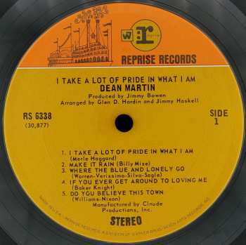 LP Dean Martin: I Take A Lot Of Pride In What I Am