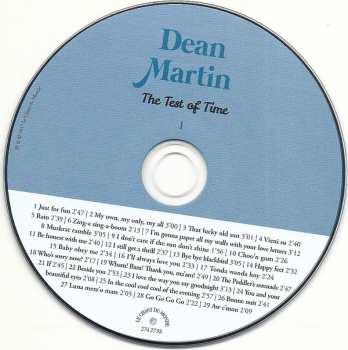 5CD Dean Martin: The Test Of Time - The Complete Singles 1949 - 1961 DIGI