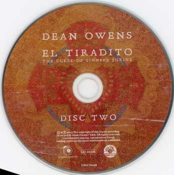 2CD Dean Owens: El Tiradito: The Curse Of Sinner's Shrine