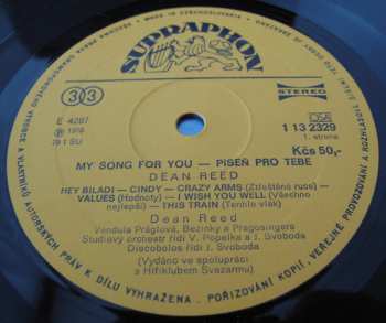 LP Dean Reed: My Song For You (Píseň Pro Tebe)