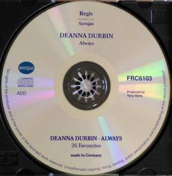 CD Deanna Durbin: Always