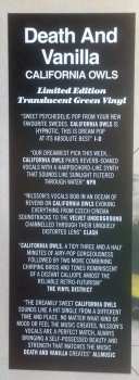 LP Death And Vanilla: California Owls LTD | CLR