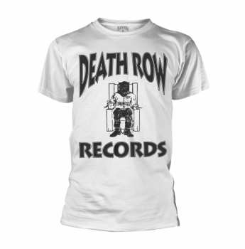 Merch Death Row Records: Póló Logo Death Row Records (white)