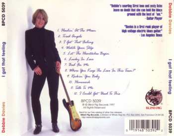 CD Debbie Davies: I Got That Feeling