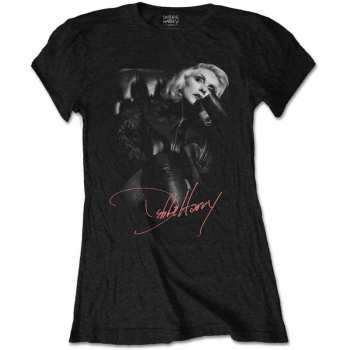 Merch Debbie Harry: Női Póló Leather Girl 