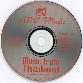 CD Deben Bhattacharya: Music From Thailand