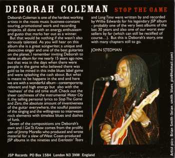 CD Deborah Coleman: Stop The Game