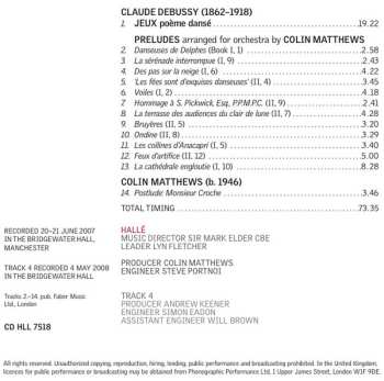 CD Claude Debussy: Jeux - Preludes