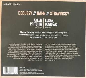 CD Lukas Geniusas: Debussy // Hahn // Stravinsky