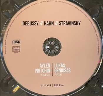 CD Lukas Geniusas: Debussy // Hahn // Stravinsky