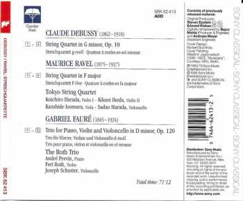 CD Claude Debussy: Debussy, Ravel & Fauré - String Quartets & Piano Trio