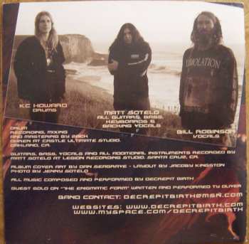 CD Decrepit Birth: Diminishing Between Worlds