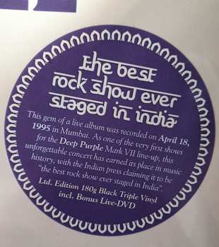 3LP/DVD Deep Purple: Bombay Calling (Live In '95) LTD