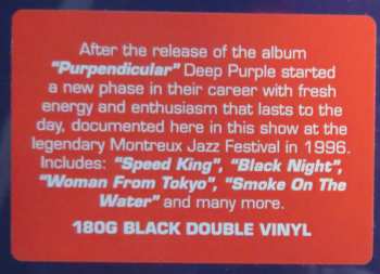 2LP Deep Purple: Live At Montreux 1996