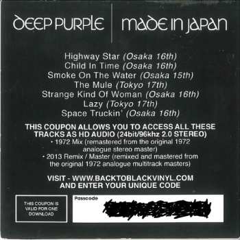 4CD/DVD/SP/Dobozkészlet Deep Purple: Made In Japan DLX | LTD