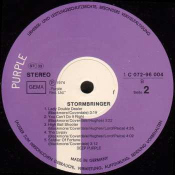 LP Deep Purple: Stormbringer