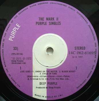 LP Deep Purple: The Mark 2 Purple Singles