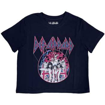 Merch Def Leppard: Női Crop Top Pyro Tour