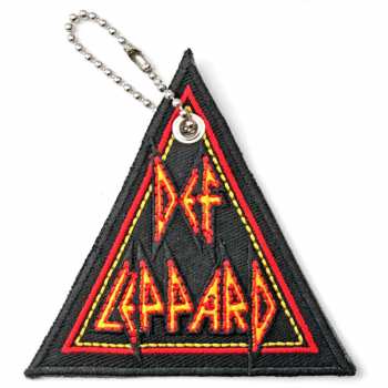 Merch Def Leppard: Kulcstartó Tri-logo Def Leppard 