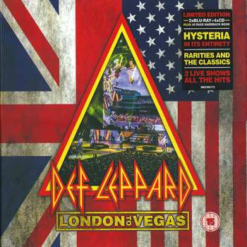 4CD/Dobozkészlet/2Blu-ray Def Leppard: London To Vegas DLX | LTD