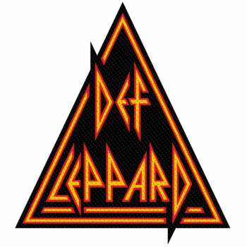 Merch Def Leppard: Felvarró Logo Def Leppard Cut Out