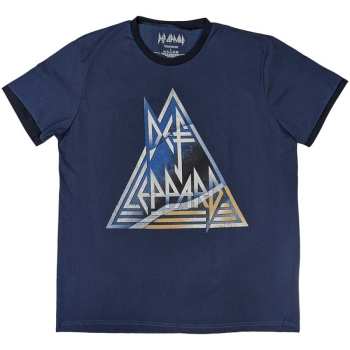 Merch Def Leppard: Ringer Póló Triangle Logo Def Leppard