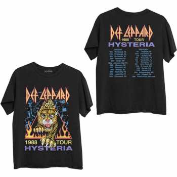Merch Def Leppard: Tričko Hysteria '88 S