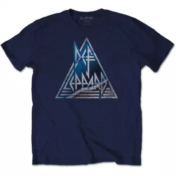 Póló Triangle Logo Def Leppard