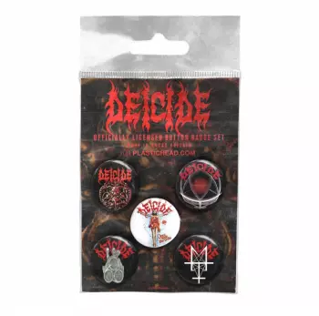 Kitűző készlet Deicide Button Badge Set