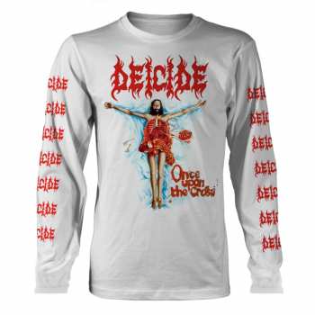 Merch Deicide: Hosszú ujjú póló Once Upon The Cross (white)
