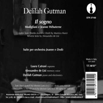 CD Delilah Gutman: Il sogno (Modigliani e Jeanne Hébuterne)