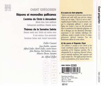 CD Deller Consort: Chant Grégorien: Répons Et Monodies Gallicanes