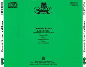 LP Demetrio Stratos: Le Milleuna