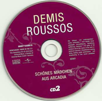 3CD Demis Roussos: Schönes Mädchen Aus Arcadia