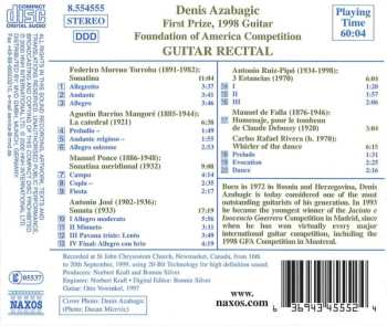 CD Manuel de Falla: Guitar Recital