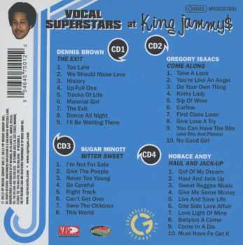 4CD/Dobozkészlet Gregory Isaacs: Vocal Superstars At King Jammys