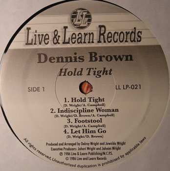 LP Dennis Brown: Hold Tight