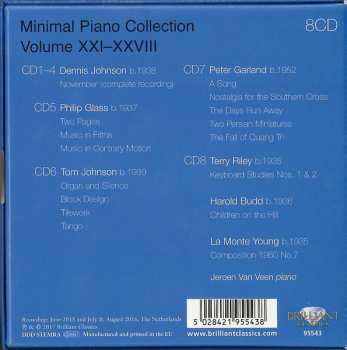 8CD/Dobozkészlet Terry Riley: Minimal Piano Collection Volume XXI-XXVIII