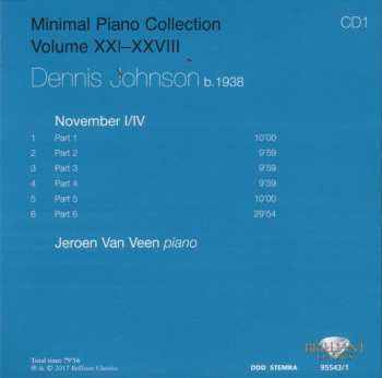 8CD/Dobozkészlet Terry Riley: Minimal Piano Collection Volume XXI-XXVIII