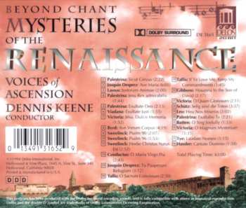 CD Voices Of Ascension: Beyond Chant - Mysteries Of The Renaissance