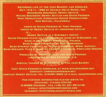 CD David Friesen: Live At The Jazz Bakery