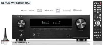 Audiotechnika Denon AVR-X1800H DAB Black