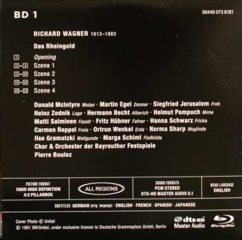 Dobozkészlet/5Blu-ray Richard Wagner: Der Ring Des Nibelungen