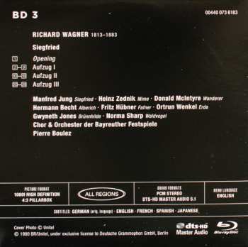 Dobozkészlet/5Blu-ray Richard Wagner: Der Ring Des Nibelungen