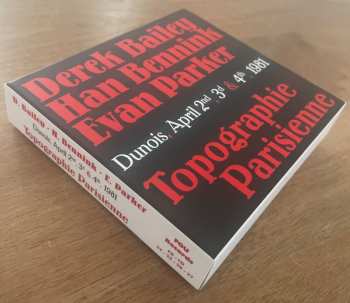 4CD/Dobozkészlet Evan Parker: Topographie Parisienne (Dunois, April 2nd, 3d & 4th, 1981)