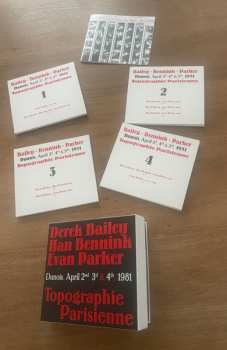 4CD/Dobozkészlet Evan Parker: Topographie Parisienne (Dunois, April 2nd, 3d & 4th, 1981)