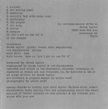 CD Derek Taylor: Dystrophy