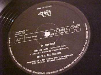 2LP Derek & The Dominos: In Concert